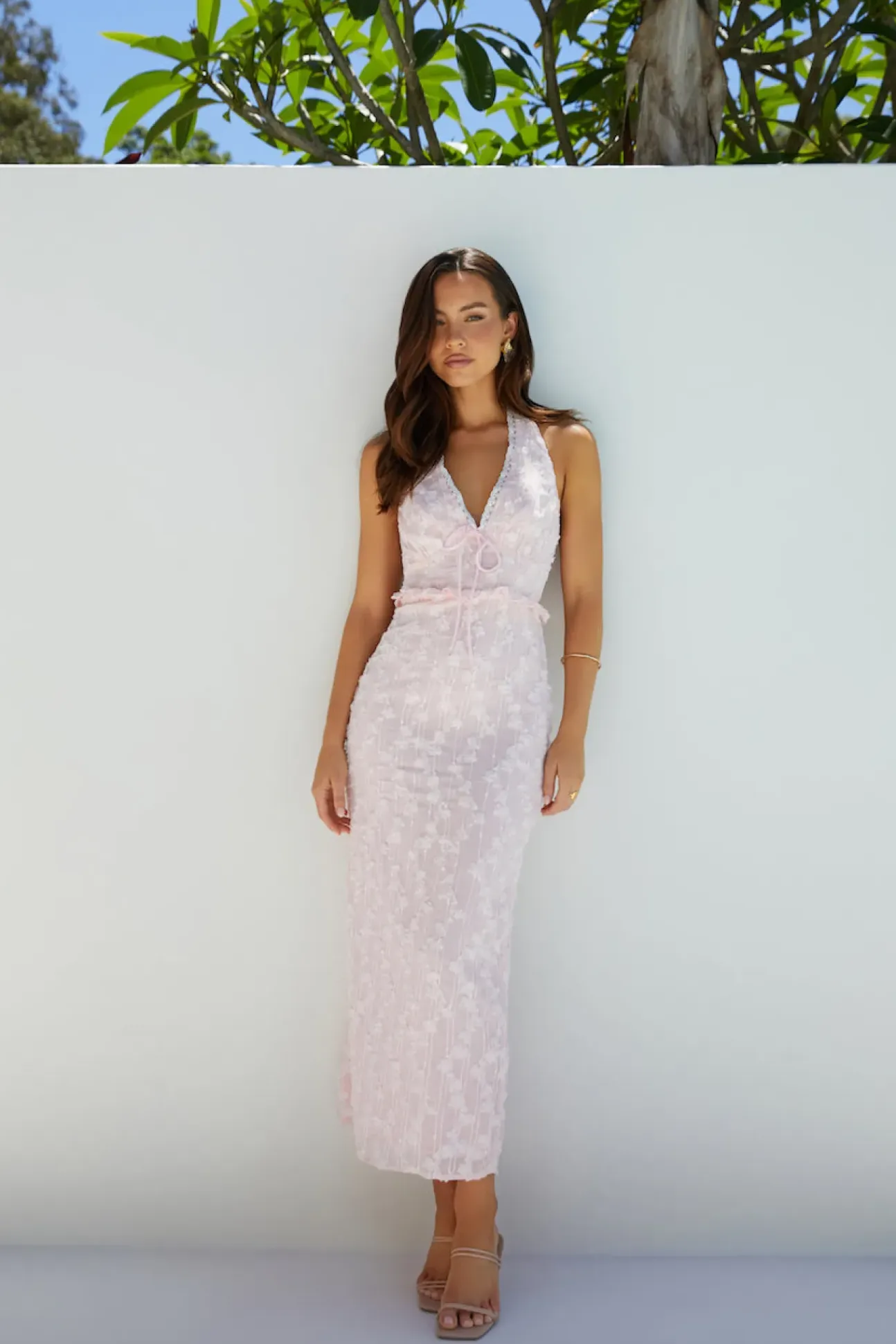 Enchanted Mist Maxi Dress Pink