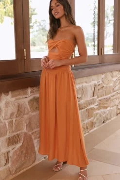 Endless Travels Maxi Dress Orange