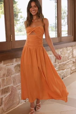 Endless Travels Maxi Dress Orange