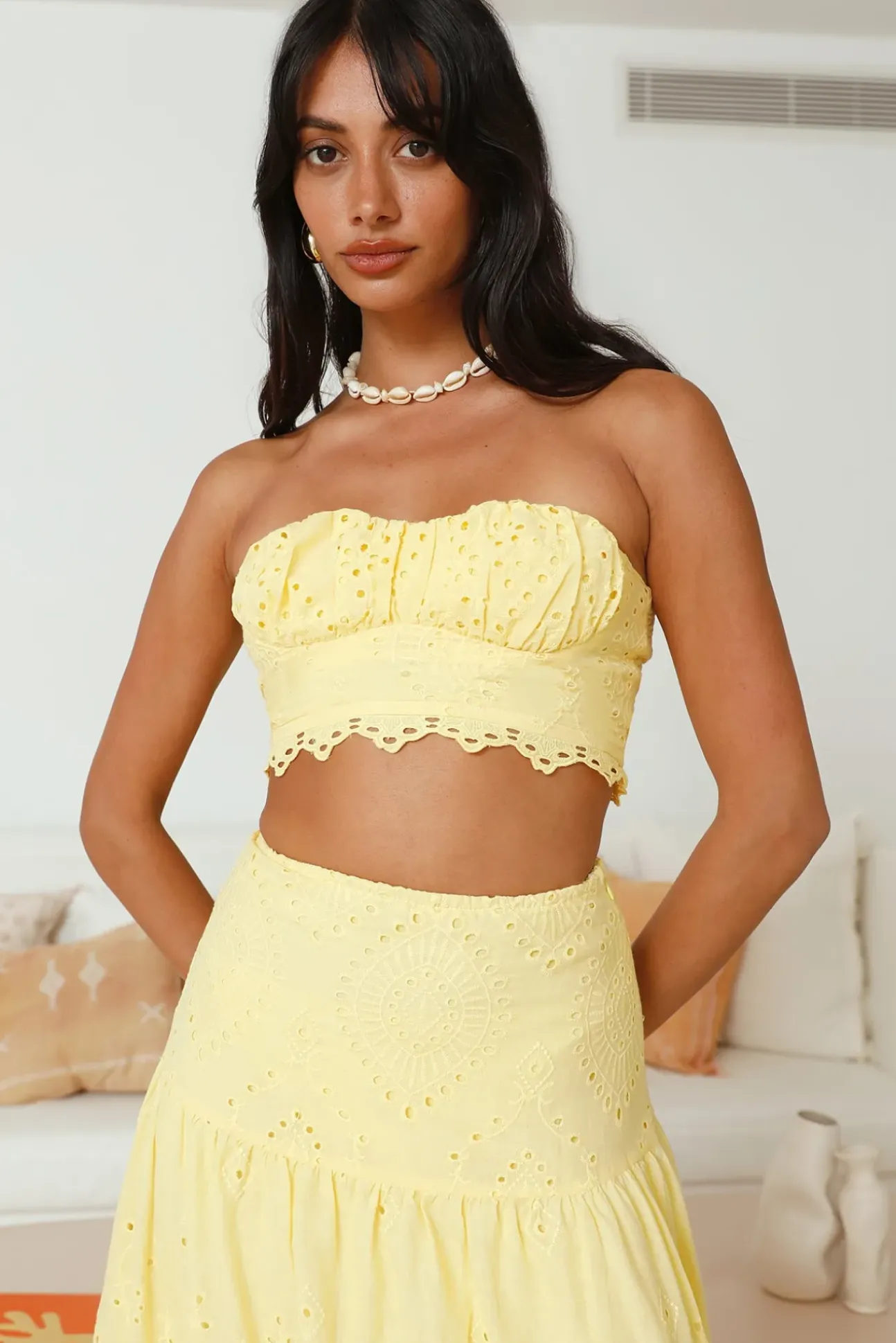Enjoy Daylight Crop Top Yellow
