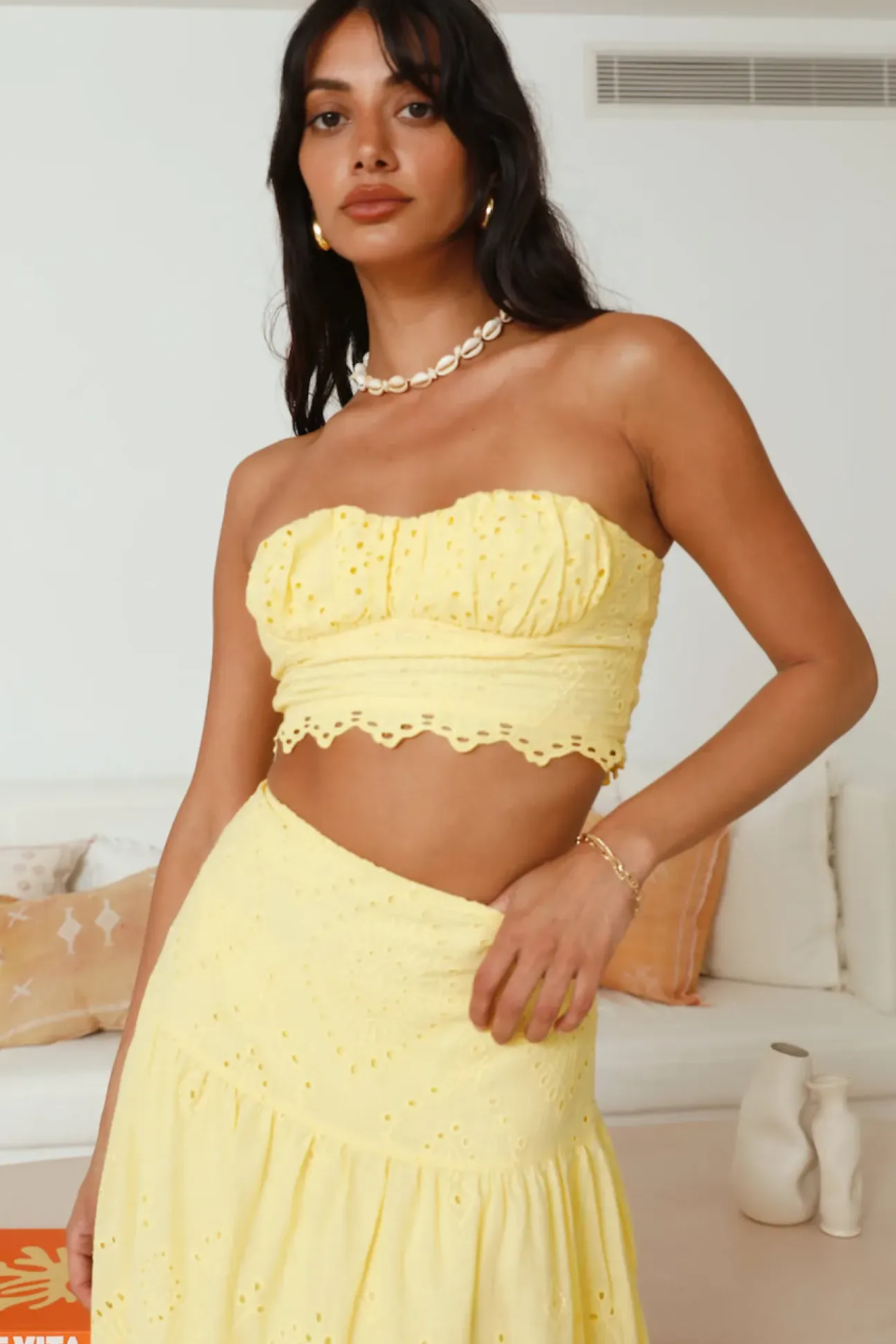 Enjoy Daylight Crop Top Yellow