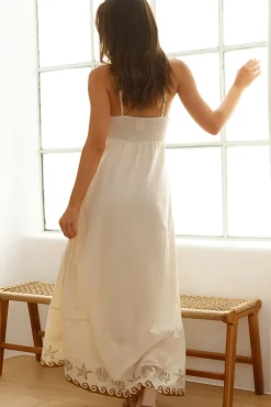Escape To Paradise Maxi Dress Beige