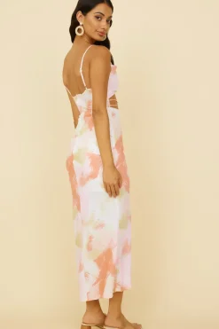 Escape To Paradise Maxi Dress Pink