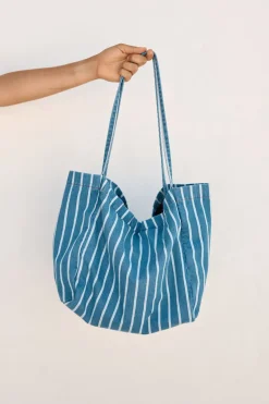 Essentials Packed Tote Bag Blue