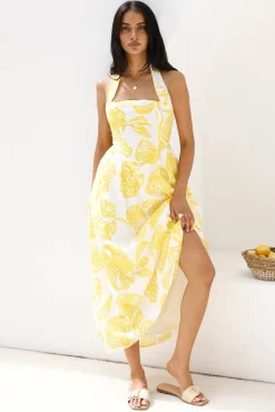 Eternal Spring Maxi Dress Yellow
