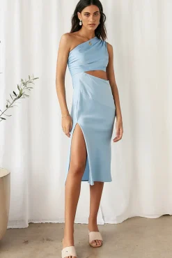 Evening Calling Midi Dress Blue