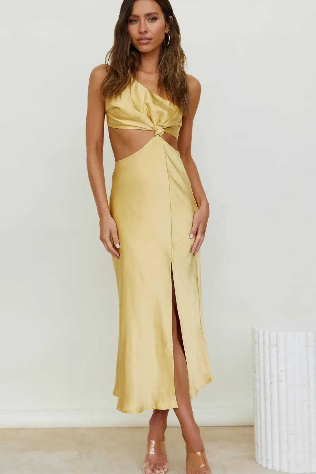 Evening Stars Maxi Dress Yellow
