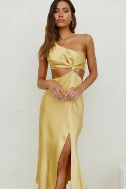 Evening Stars Maxi Dress Yellow