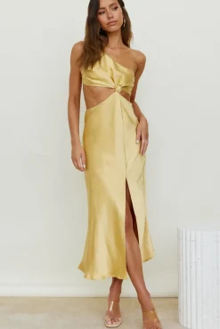 Evening Stars Maxi Dress Yellow