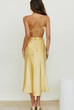 Evening Stars Maxi Dress Yellow