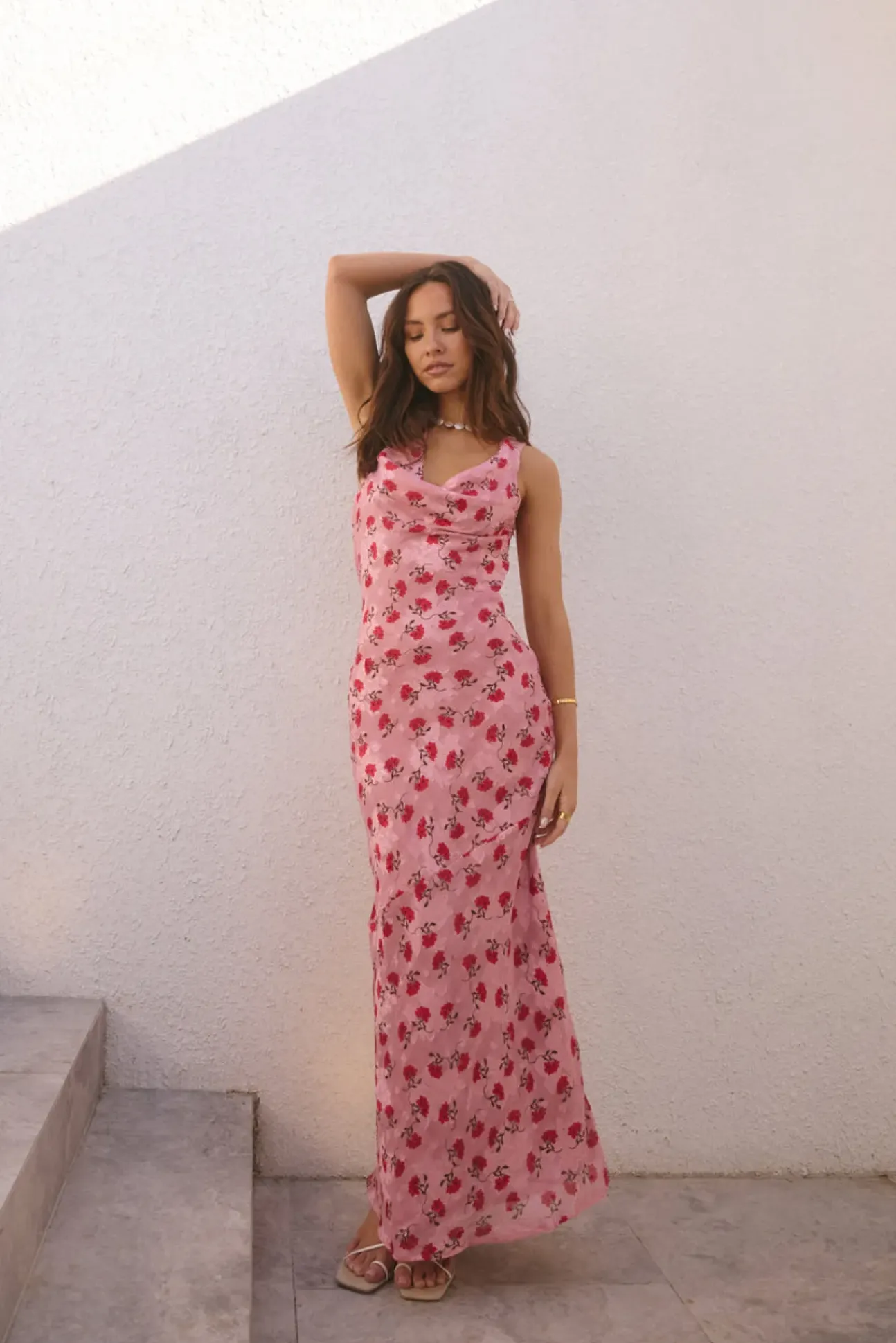 Everlasting Bouquet Maxi Dress Pink