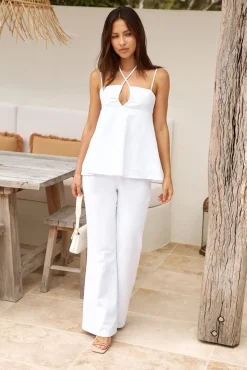 Exotic Wonders Cami Top White