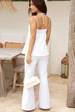 Exotic Wonders Cami Top White