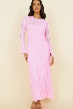 Exploration Maxi Dress Pink