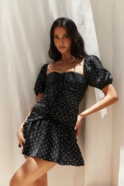 Expression Of Love Mini Dress Black