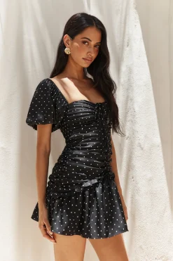 Expression Of Love Mini Dress Black