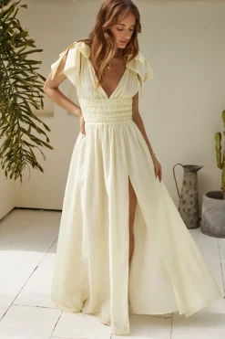 Eyes Of A Goddess Maxi Dress Butter