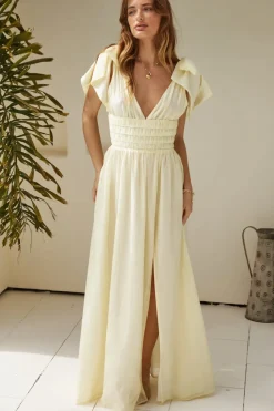 Eyes Of A Goddess Maxi Dress Butter
