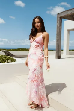 Falling In Love Maxi Dress Pink