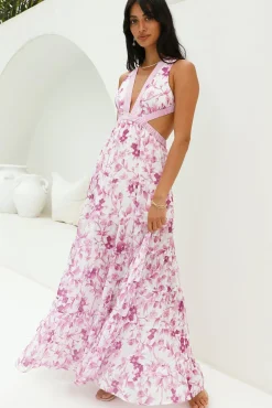 Fashion Forward Maxi Dress Purple