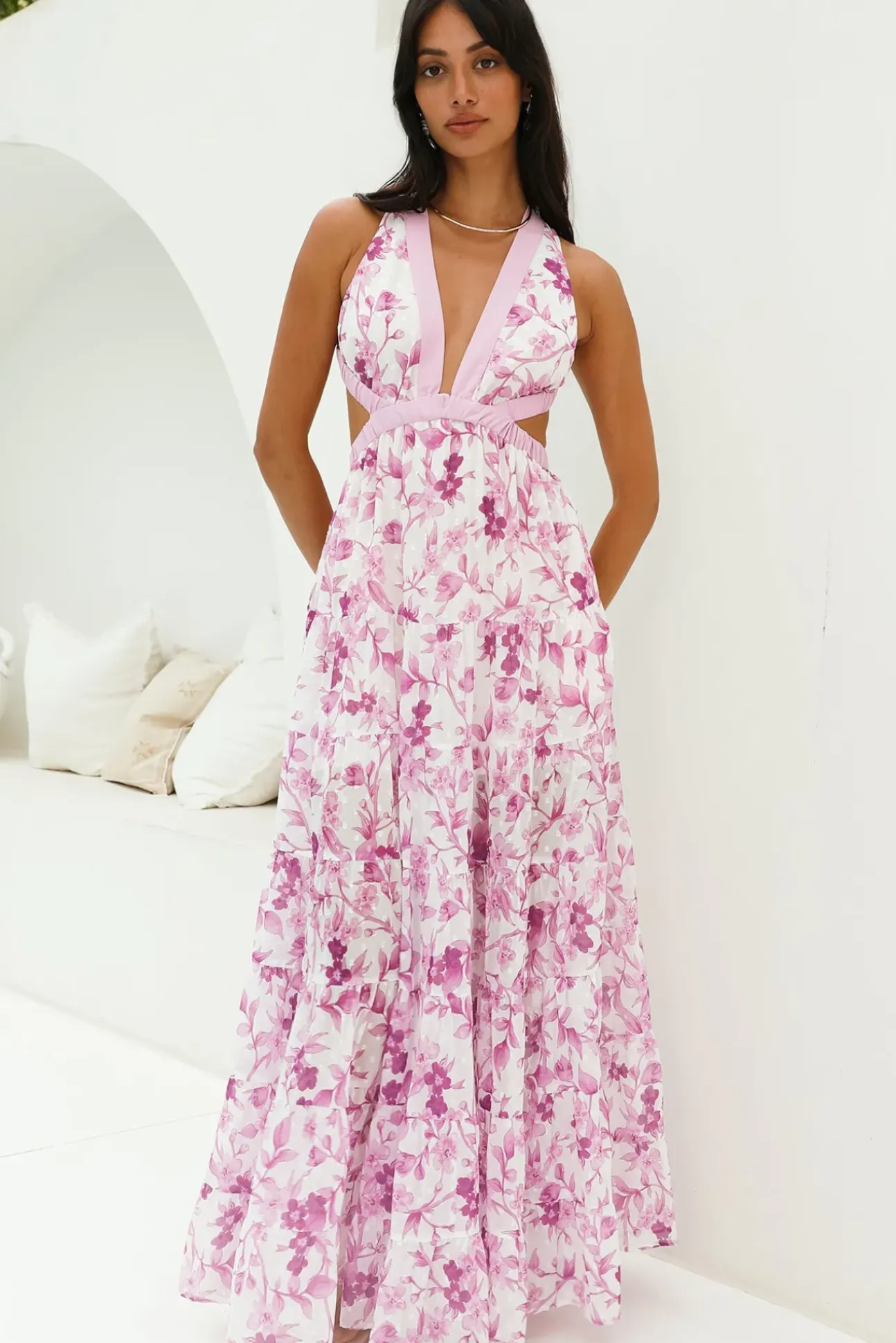 Fashion Forward Maxi Dress Purple