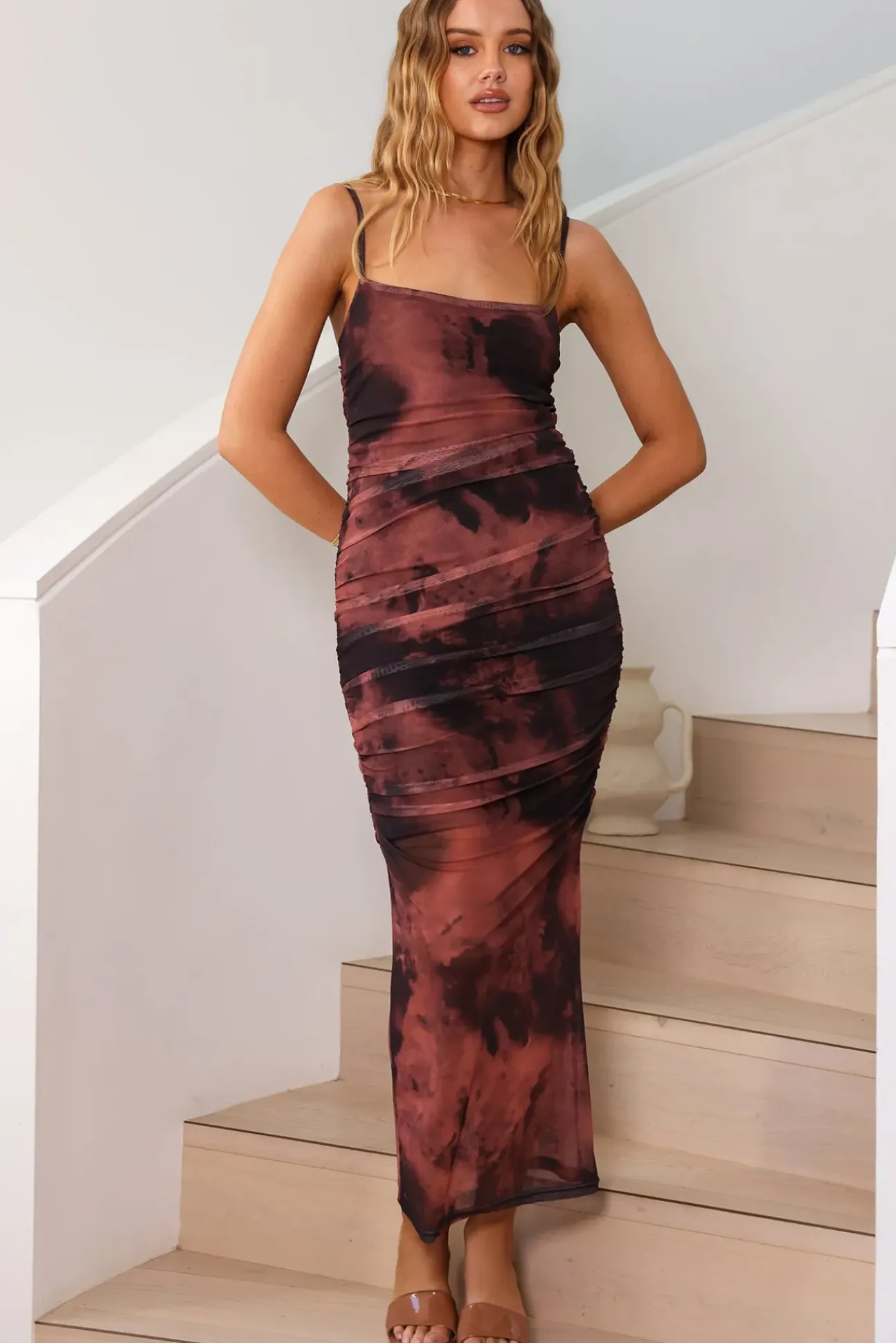Feeling Special Maxi Dress Brown