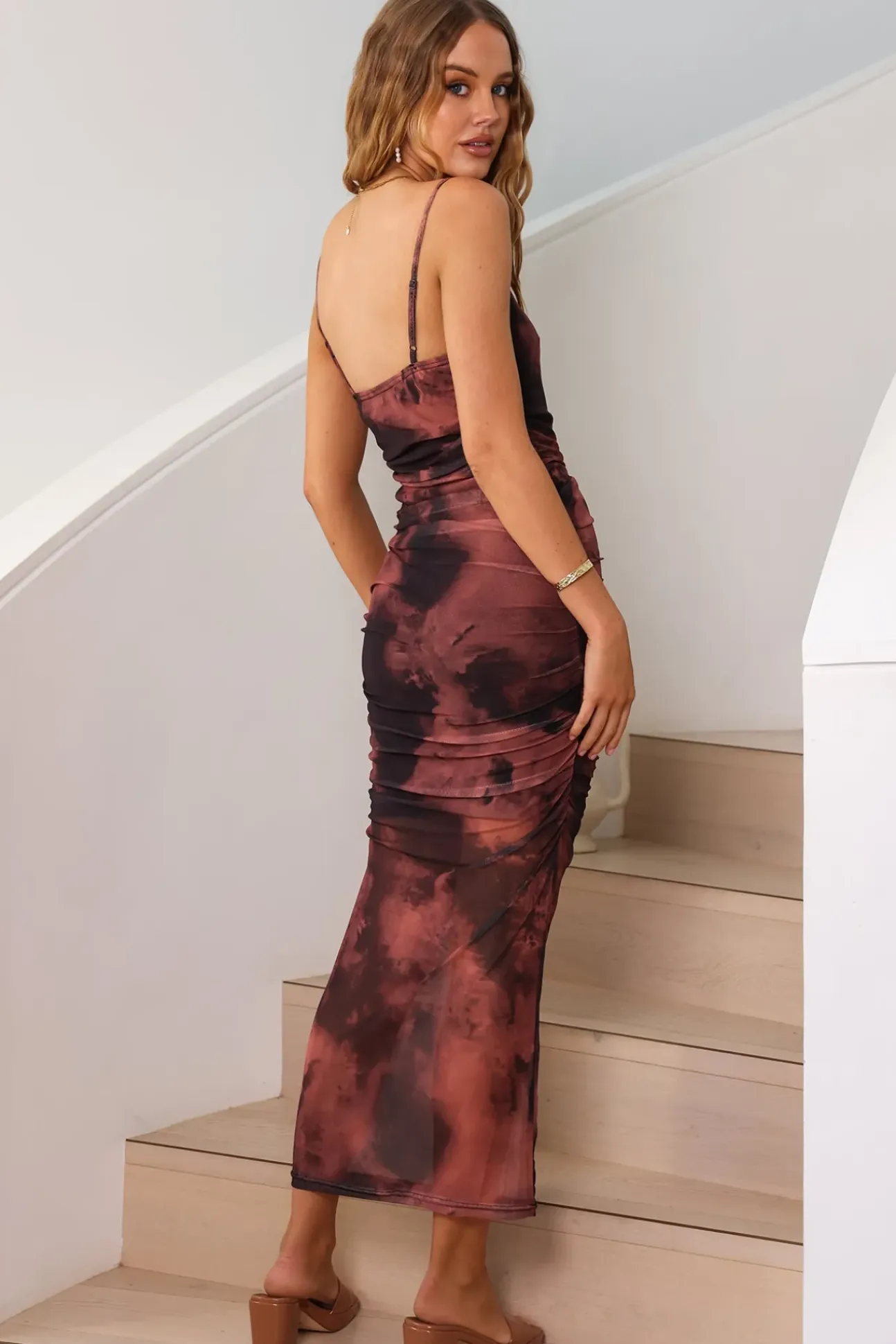 Feeling Special Maxi Dress Brown