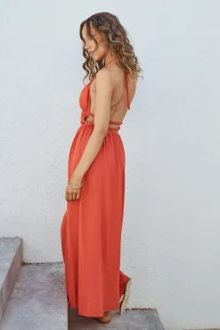 Feeling Spicy Maxi Dress Red