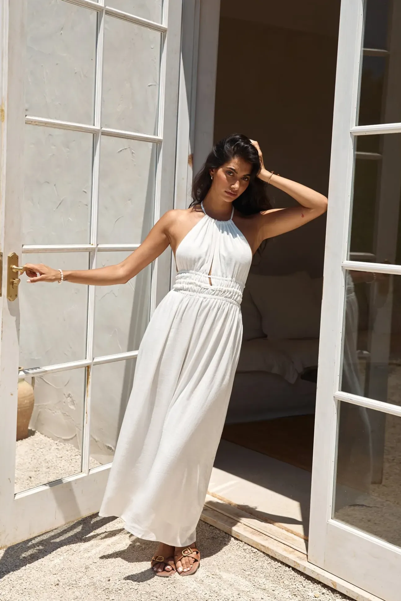 Feeling Spicy Maxi Dress White