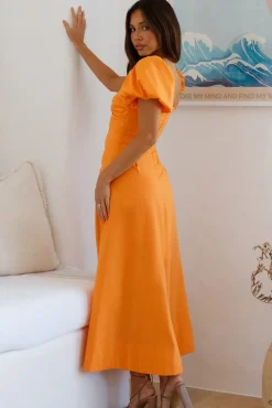 Feeling Tanned Maxi Dress Orange