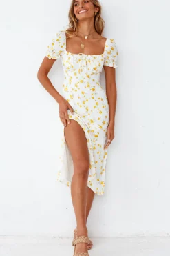Fields Of Gold Midi Dress