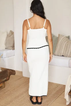 Finer Things Cami Top White