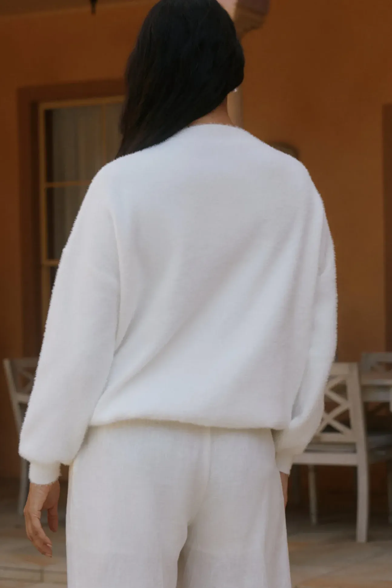 Fior Nights Jumper in White
