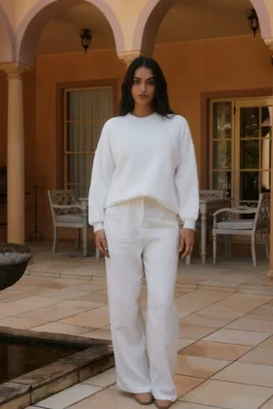 Fior Nights Jumper in White