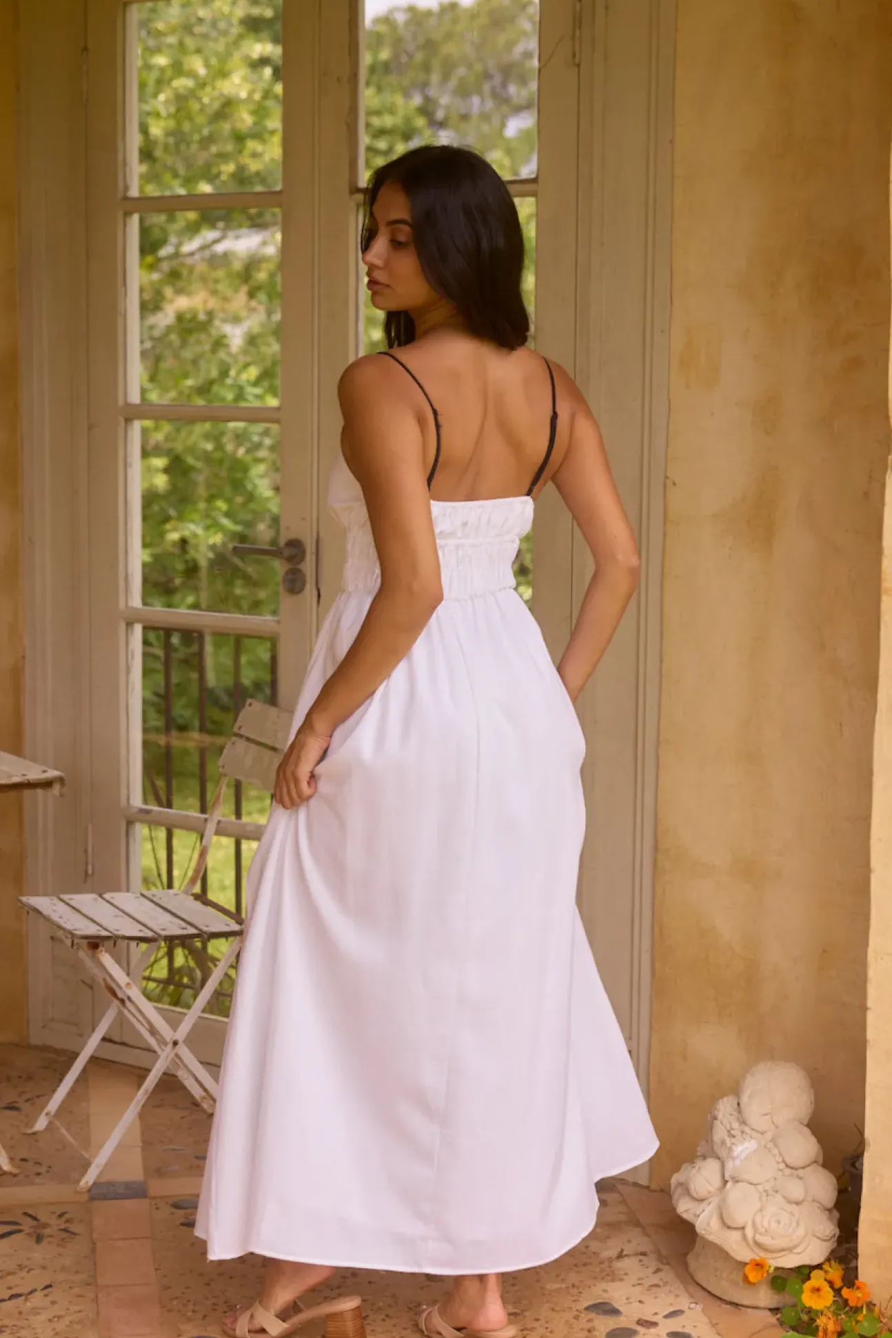 Fleeting Moments Maxi Dress White