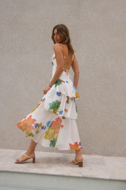 Floral Dreams Maxi Dress Multi