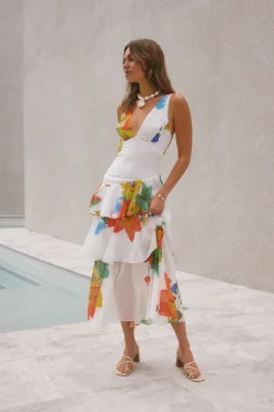 Floral Dreams Maxi Dress Multi