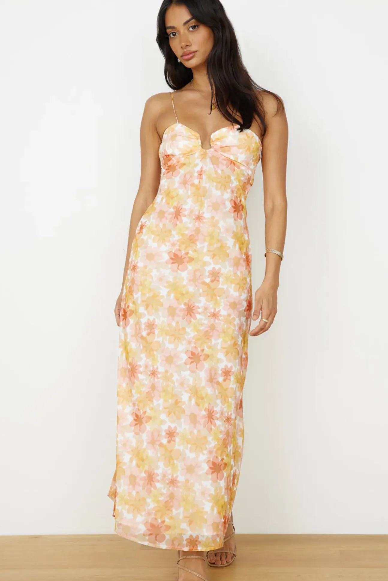 Follow You Anywhere Maxi Dress Orange