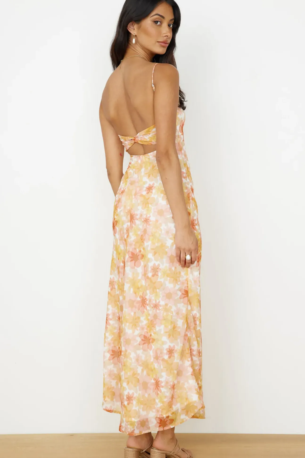 Follow You Anywhere Maxi Dress Orange