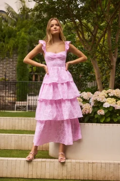 Fonder Moments Maxi Dress Pink