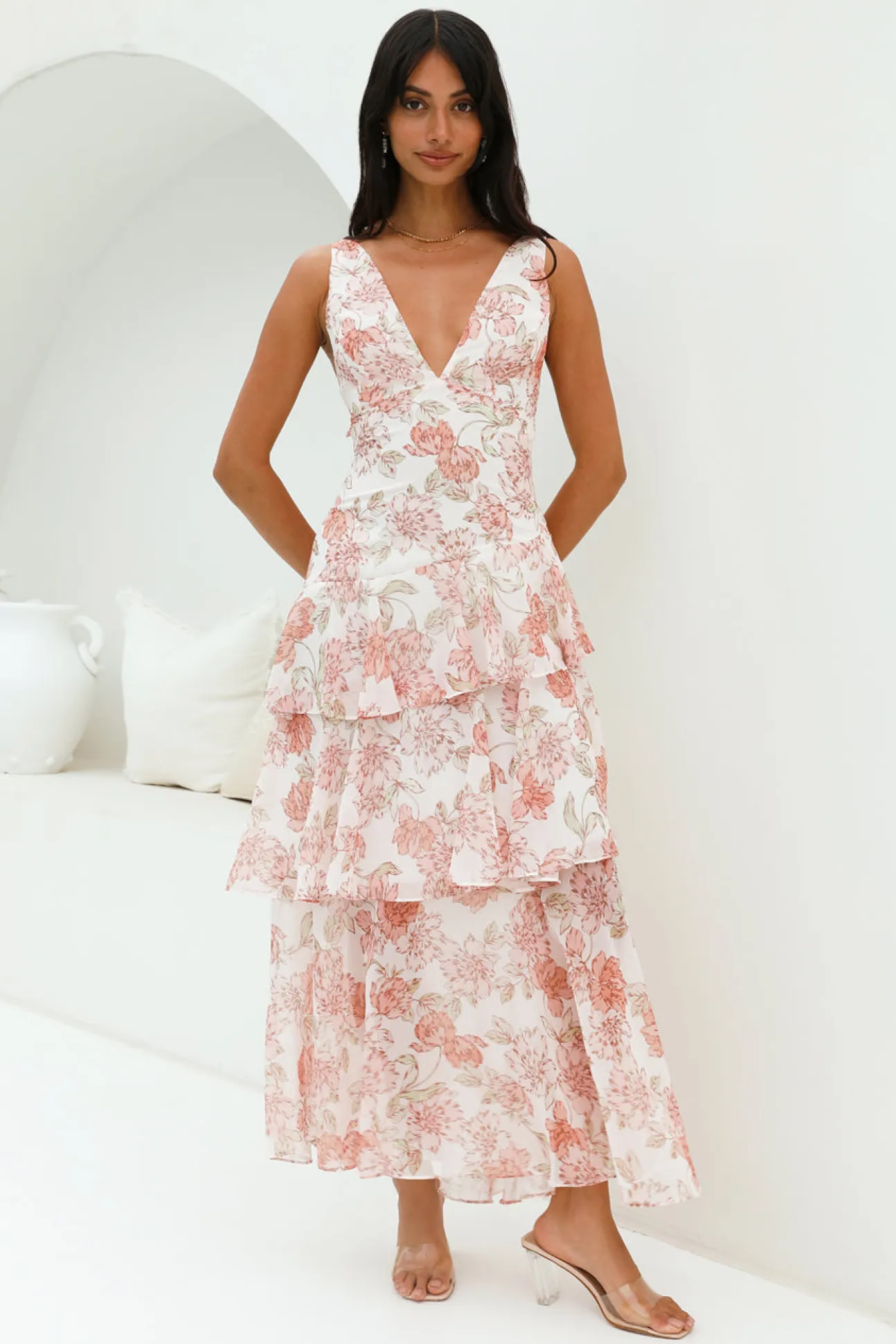 Foolish One Maxi Dress Pink