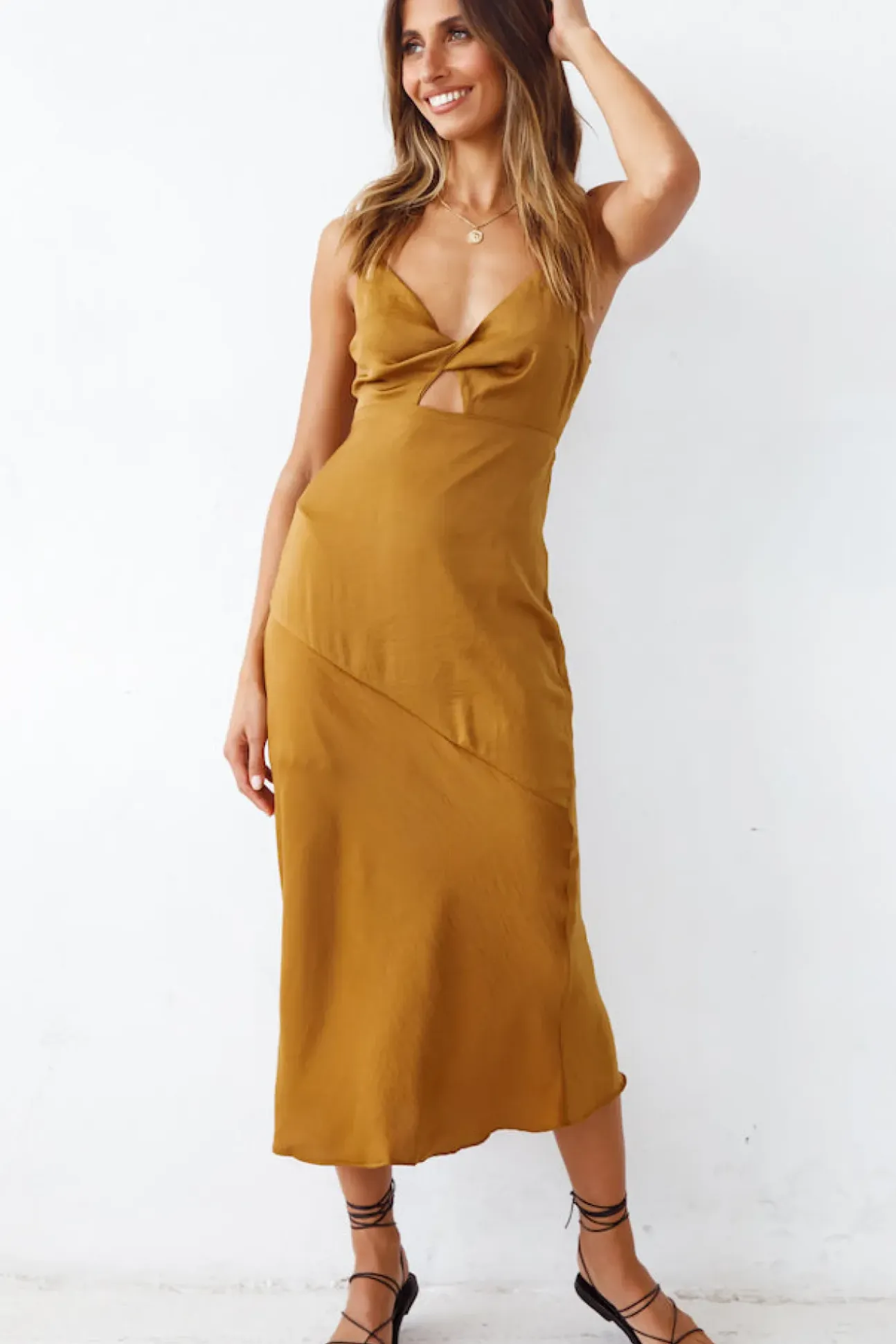 Forever Fresh Maxi Dress Brown