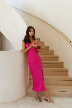 Forever Fresh Maxi Dress Pink