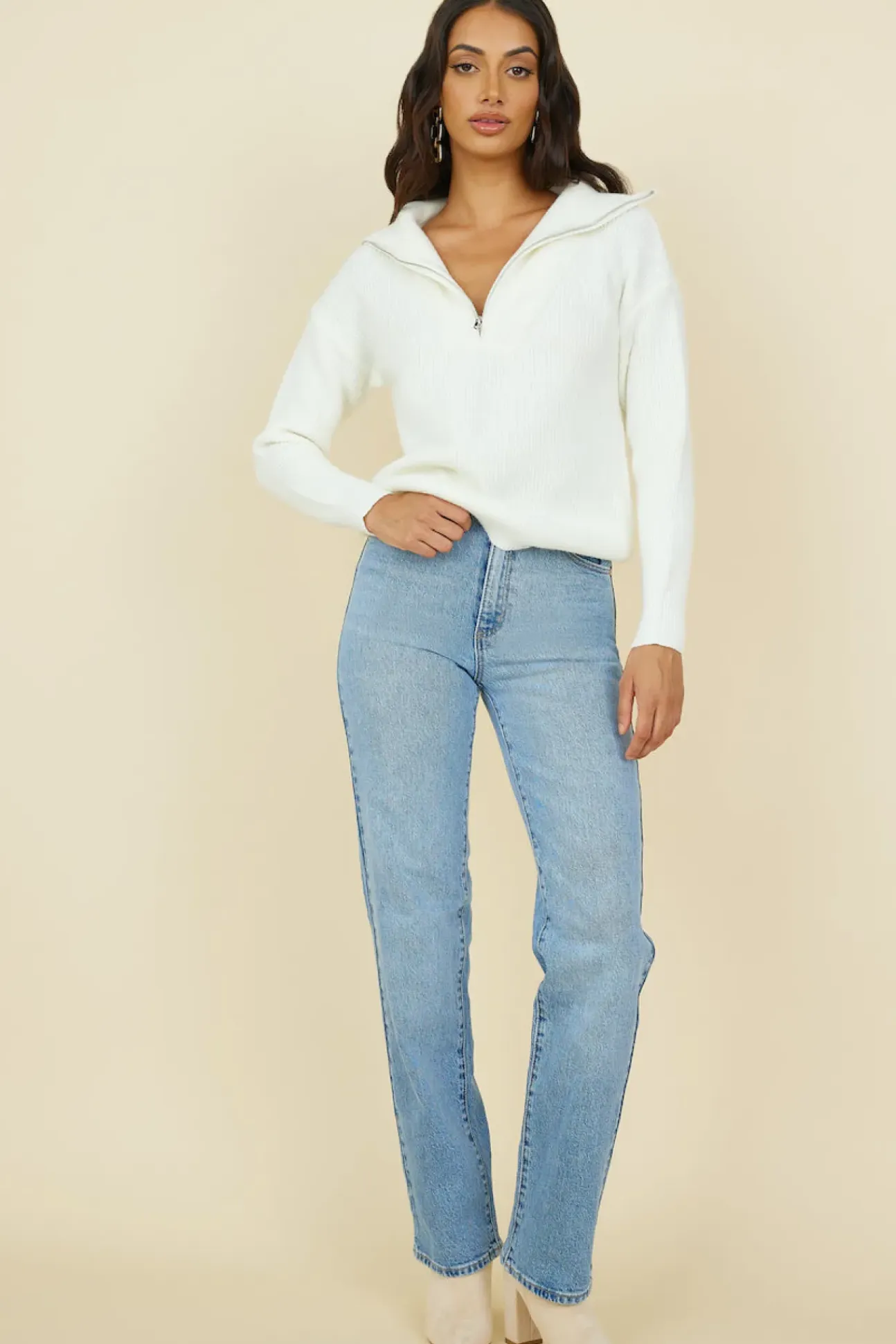 Forever More Knit White