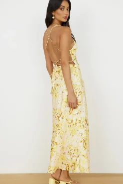 For The Taking Maxi Dress Yellow