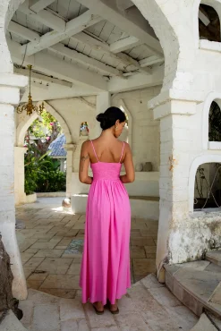 FORTUNATE ONE Blushing Lovers Maxi Dress Pink