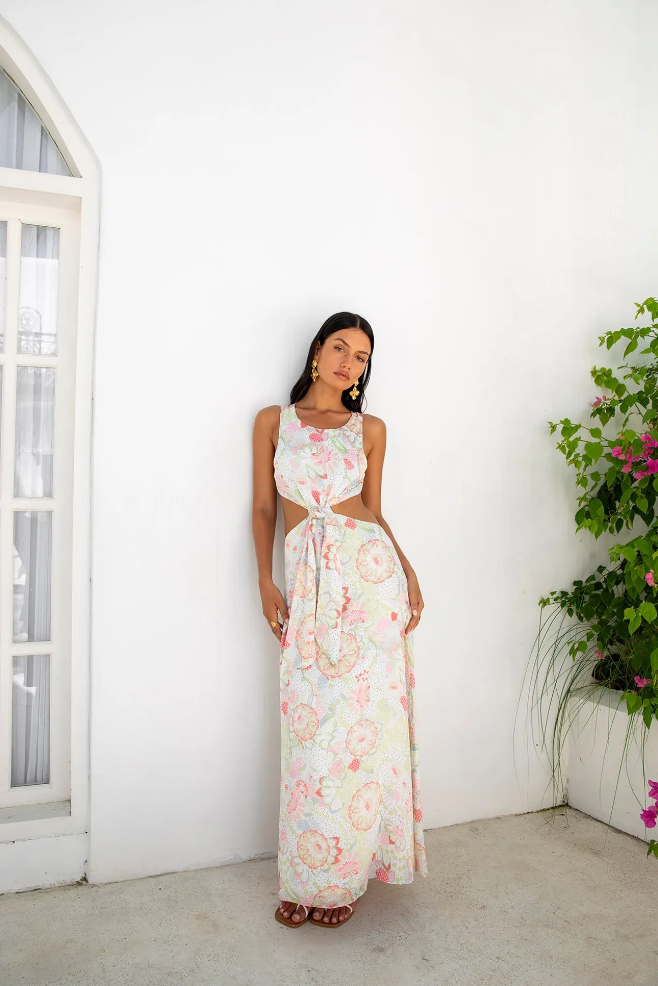 FORTUNATE ONE Clear Skies Maxi Dress Multi