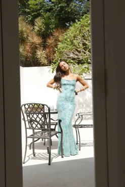 Fortune Flow Maxi Dress Sage