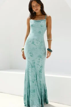 Fortune Flow Maxi Dress Sage