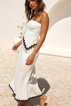 Found Love Asymmetrical Top White